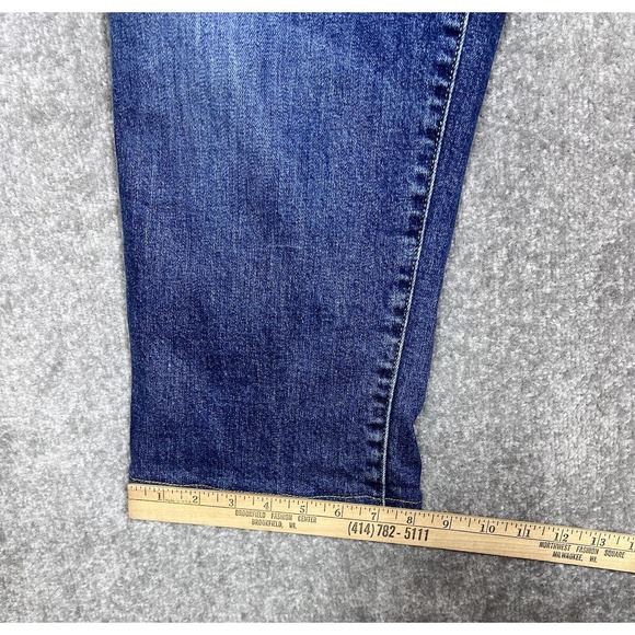 Lands End Square Rigger Comfort Waist Traditional Fit Jeans Mens Size 35x28 Blue - Picture 14 of 14